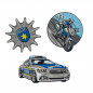 Preview: Scout Sunny II Blue Police Funny Snaps Schulranzen Set 4tlg.
