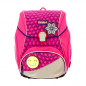 Mobile Preview: Scout Alpha Pink Glow Neon Safety Schulrucksack Set 4tlg.