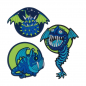Preview: Scout Genius Flying Monsters Funny Snaps Schulranzen Set 4tlg.