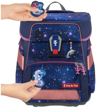 Preview: Step by Step Schulranzenset SPACE REFLECT Star Seahorse Zoe
