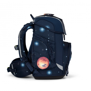 Preview: Ergobag Cubo KoBärnikus Galaxy Glow Edition Schulranzen Set 5tlg.