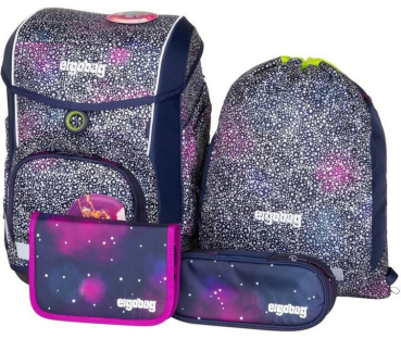 Ergobag Cubo Bärlaxy Super Reflex Glow Edition Schulranzen Set 5tlg.