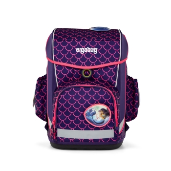 Preview: Ergobag Cubo Light PerlentauchBär Lumi Edition Schulranzen Set 6tlg.