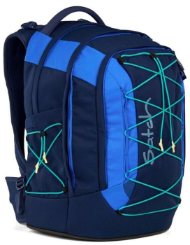 Satch pack Schulrucksack Crossed Blue