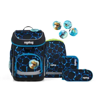 Ergobag Cubo Bärassic Garden Color Flash Edition Schulranzen Set 5tlg.