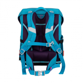 Preview: Scout Sunny II Dolphins Funny Snaps Schulranzen Set 4tlg.