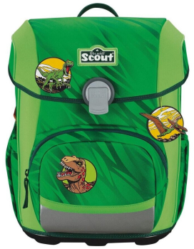 Preview: Scout Neo Schulranzen-Set 4 teilig DIN Dino Rex