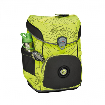 Preview: DerDieDas ErgoFlex EASY Exklusiv SUPERFLASH Neon Fighter Schulranzen Set 5tlg.