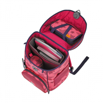 Preview: DerDieDas ErgoFlex EASY SUPERFLASH Neon Star Schulranzen Set 5tlg.