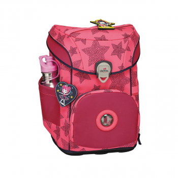 Preview: DerDieDas ErgoFlex EASY SUPERFLASH Neon Star Schulranzen Set 5tlg.