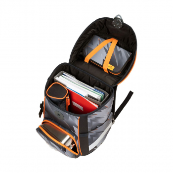 DerDieDas ErgoFlex EASY LED Limited Edition Cyber Dino Schulranzen Set 5tlg.