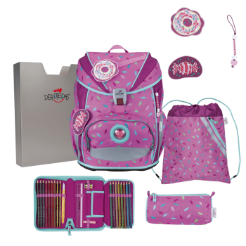 DerDieDas ErgoFlex Light Sweet Sprinkles Schulrucksack-Set