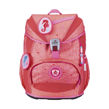 Preview: DerDieDas ErgoFlex Light Exklusiv Superflash Coral Reef  Schulrucksack-Set