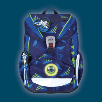 DerDieDas ErgoFlex Light Exklusiv LED Moon Mission  Schulrucksack-Set 5 tlg.