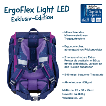 DerDieDas ErgoFlex Light Exklusiv LED Dancing Star