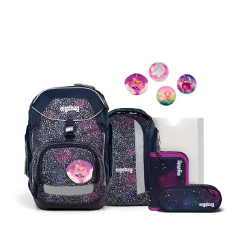 Ergobag Pack Bärlaxy Super Reflex Glow Edition Schulrucksack Set 6tlg. (2025)