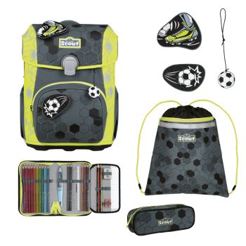Scout Neo Exklusiv Superflash Extreme Soccer Star  Schulranzen-Set 4 tlg.
