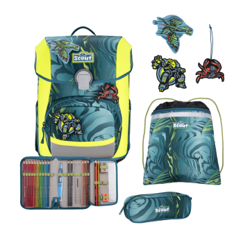 Scout Neo DIN Action  Schulranzen-Set 4 tlg.