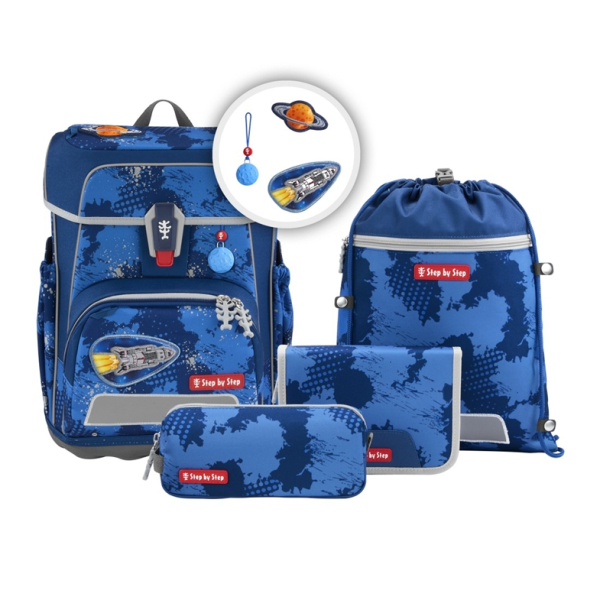 Schulranzen-Set CLOUD REFLECT Rocket Novo