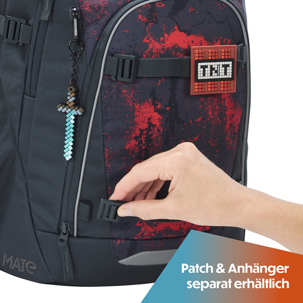 Schulrucksack MATE Broken Black