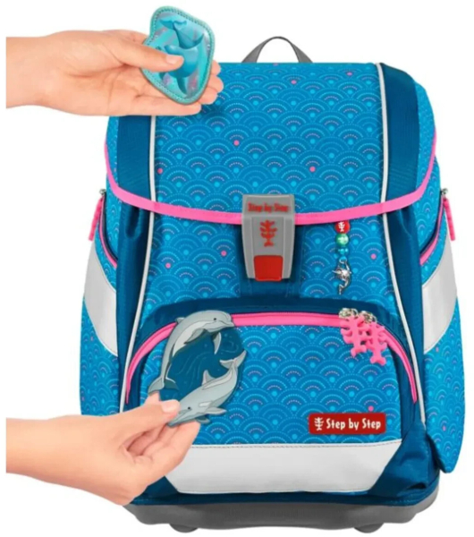 Step by Step 2in1 Plus Dolphin Pippa Schulranzen Set 6tlg.