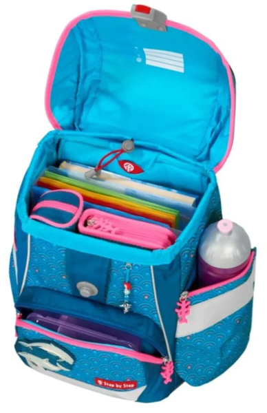 Step by Step 2in1 Plus Dolphin Pippa Schulranzen Set 6tlg.