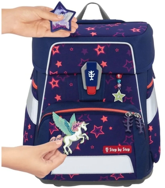 Step by Step Schulranzen SPACE SHINE Pegasus Night Nuala Set