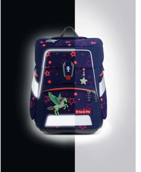 Step by Step Schulranzen SPACE SHINE Pegasus Night Nuala Set