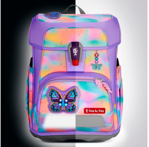 Schulranzen-Set CLOUD FLASH Butterfly Luna