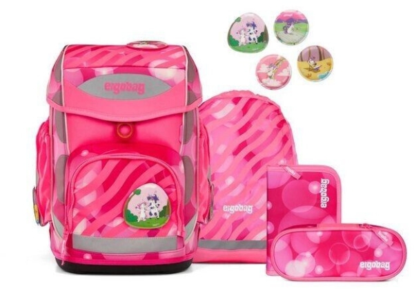 ergobag Schulranzen cubo NEO KuntBärbuntes Einhorn