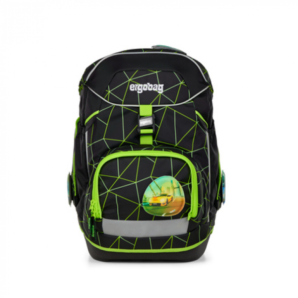 Ergobag Pack CyBär Race Lumi Edition Schulrucksack Set 6tlg.