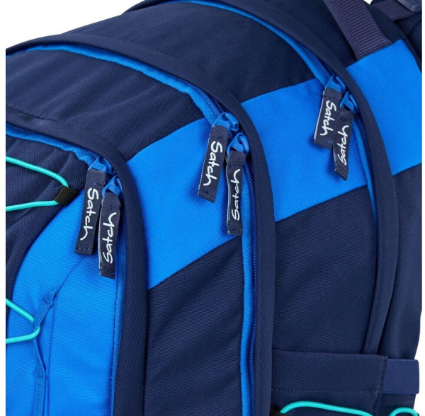Satch pack Schulrucksack Crossed Blue