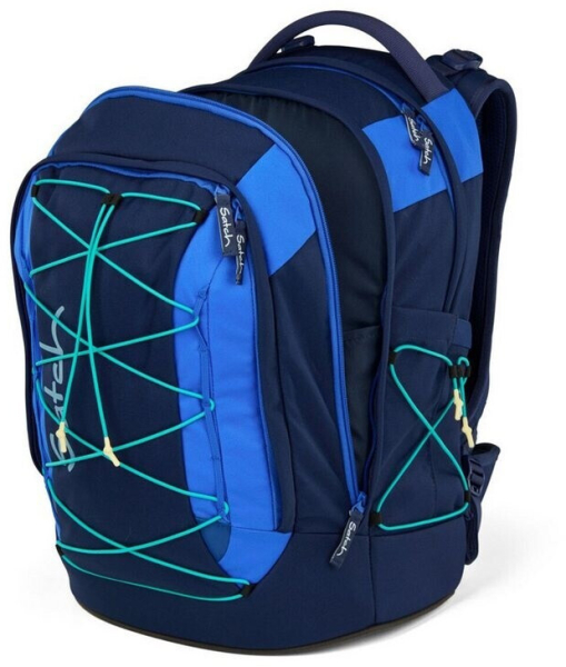Satch pack Schulrucksack Crossed Blue