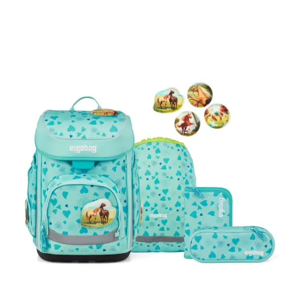 Ergobag Cubo ReitBärtraum Schulranzen Set 5tlg.