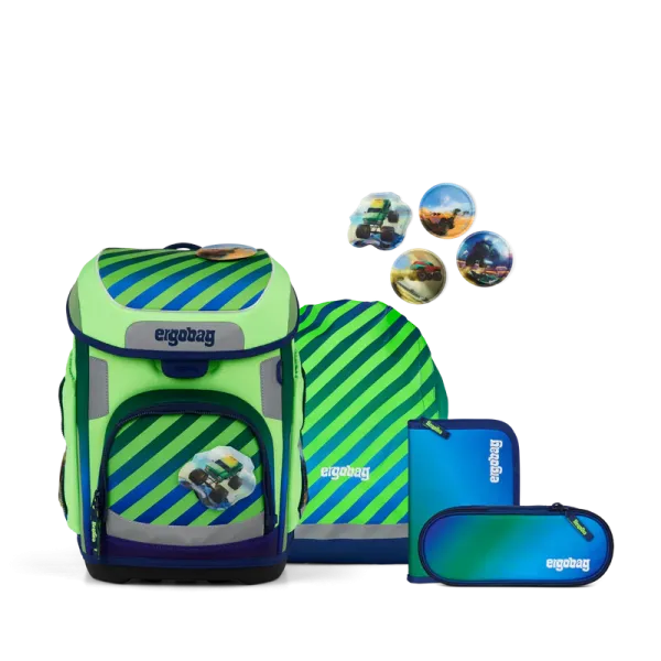ergobag Cubo Schulranzen-Set TruckBär 5tlg.