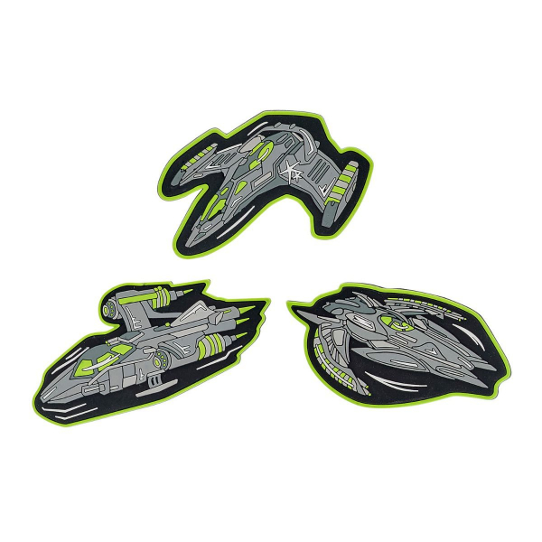 DerDieDas ErgoFlex MAX Exklusiv SUPERFLASH Neon Fighter Schulranzen Set 5tlg.