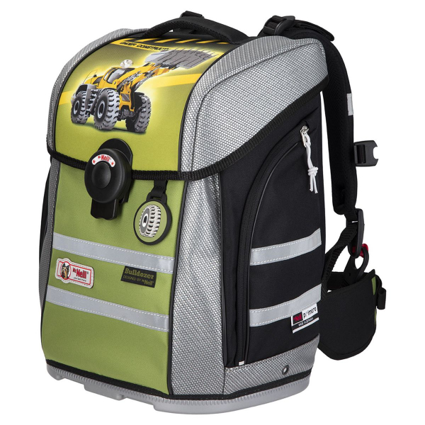 McNeill ERGO Primero Bulldozer Schulranzen Set 4tlg.