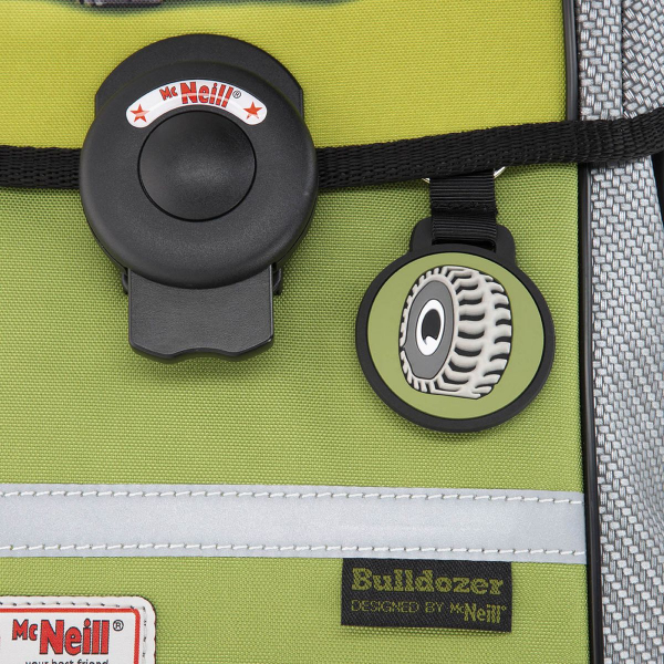 McNeill ERGO Primero Bulldozer Schulranzen Set 4tlg.