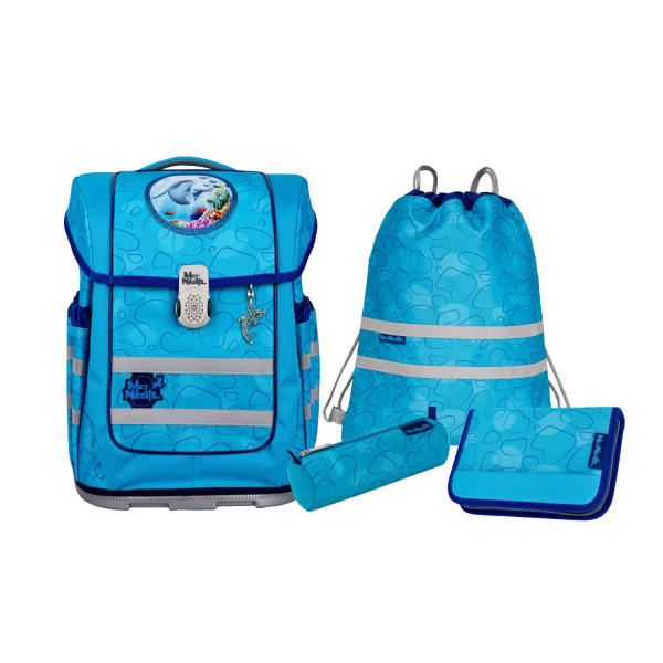 McNeill Schulranzen Set Ergo Compacto Bubble 5tlg.