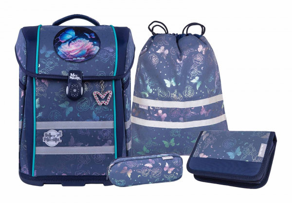 McNeill Perfecto Schulranzen Set 5-teilig Roses