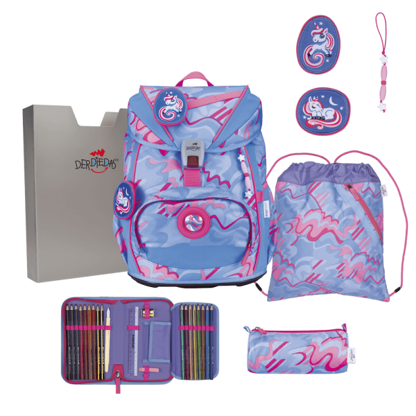 DerDieDas ErgoFlex Light Exklusiv Superflash Magic Unicorn 5 tlg.