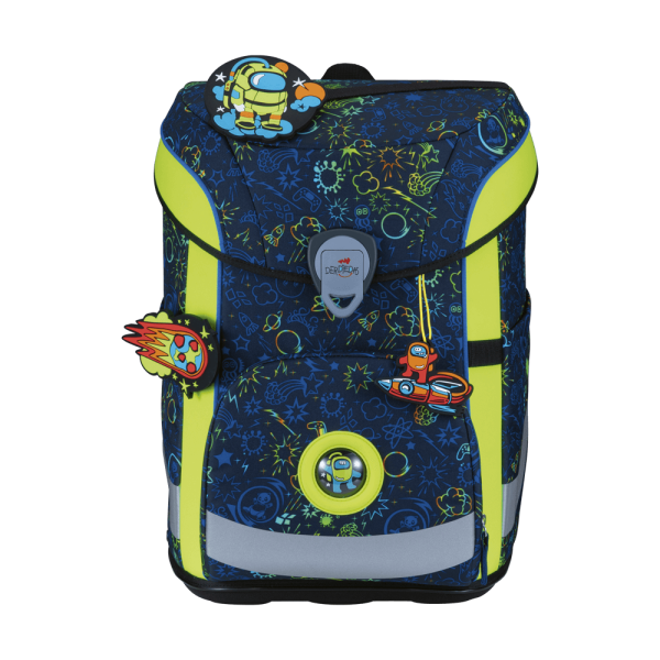 DerDieDas ErgoFlex Easy Neon Crazy Schulranzen-Set