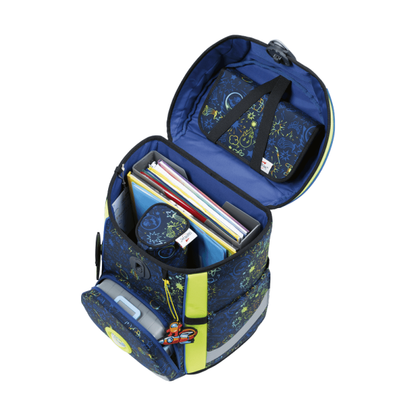 DerDieDas ErgoFlex Easy Neon Crazy Schulranzen-Set