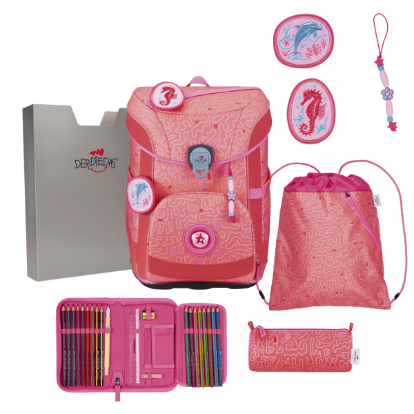 DerDieDas ErgoFlex Easy Exklusiv Superflash Coral Reef 5 tlg.