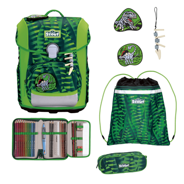 Scout Neo DIN Danger Dino  Schulranzen-Set