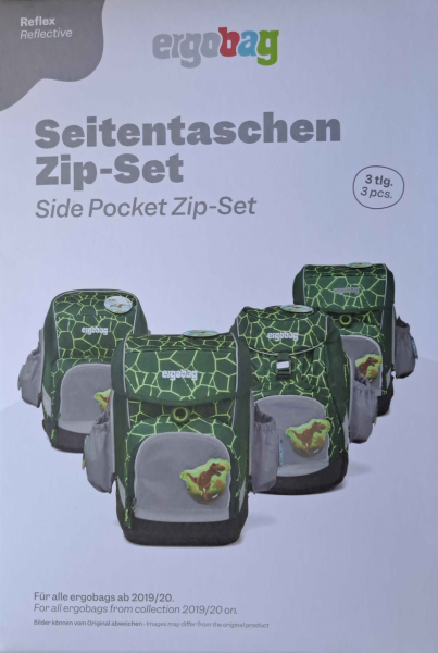 ERGOBAG ERG-STA-001-G20 Reflex Seitentaschen Zip-Set Reflex